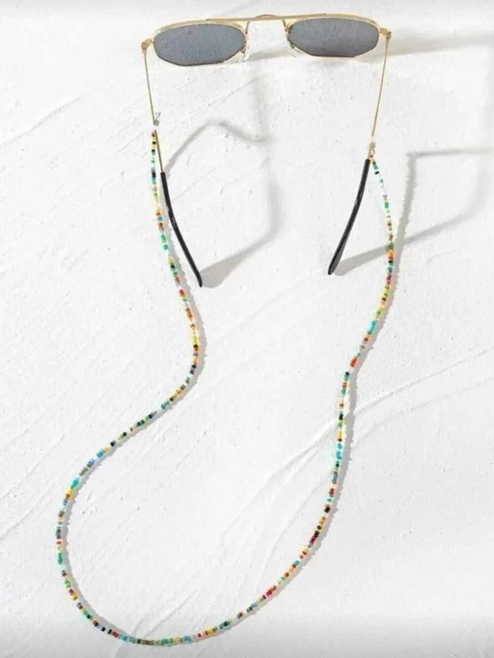 Colorful Beaded Eyewear Chain R293 - Picture 2 of 4